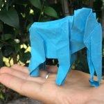 Elefante origami fatto dal Mago Dylan